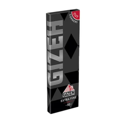 Black Extra Fine 50 – super fini i prozirni papirići za motanje