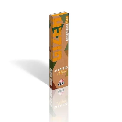 Pakovanje King Size Pure + Tips papirića i filtera od čiste konoplje