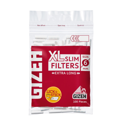 GIZEH SLIM FILTER 6mm XL