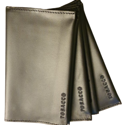 Kožna torbica za duvan sa posebnim pregradama za pribor