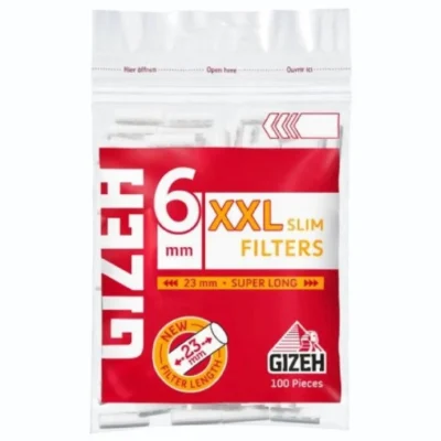 Gizeh SLIM FILTER 6mm XXL najduži slim filteri za cigarete